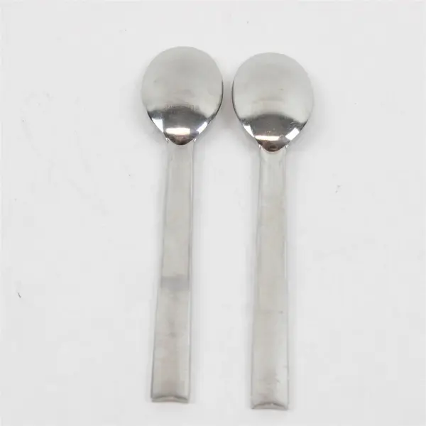 Lot of 2 Cambridge Mid-century Modern Minimalist Tablespoons