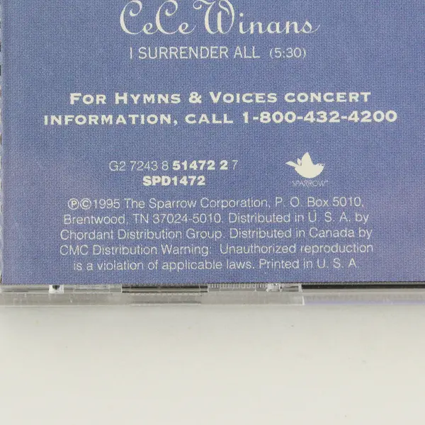 Hymns & Voices CD by Various Artists 1995  #SPD 1472