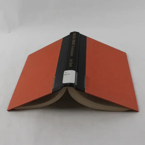 Karl Barth Evangelical Theology: An Introduction 1st Ed 1963 Ex-Library