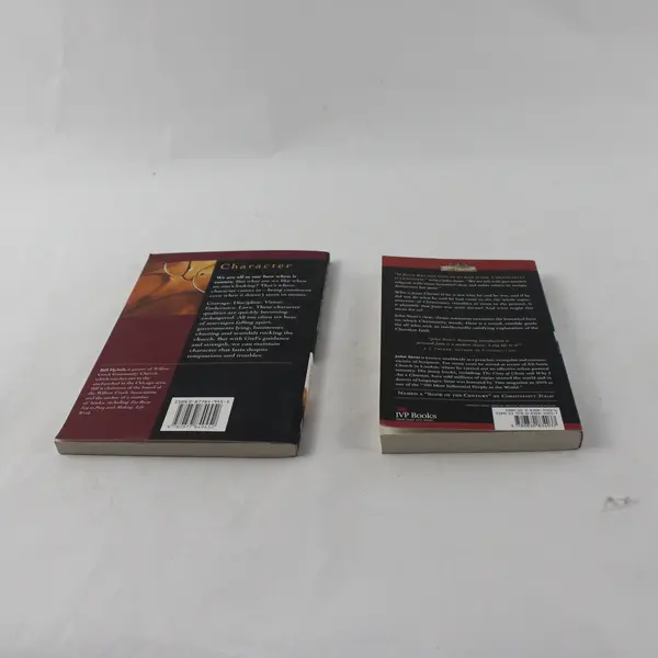 Lot of 2 Books: Basic Christianity (Stott) & Who You Are When No One's (Hybels)