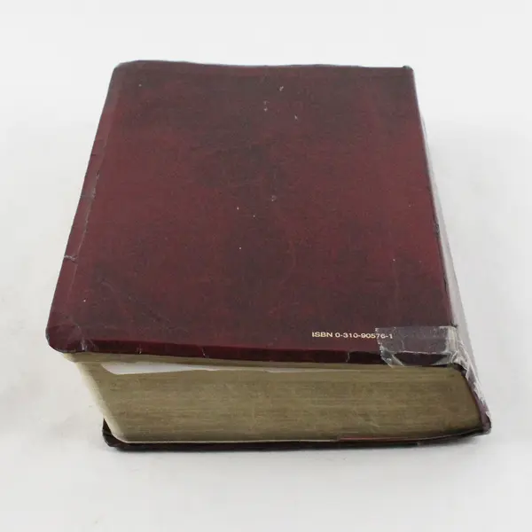 Holy Bible NIV New International Version Leather-Look Burgundy Zondervan 1986