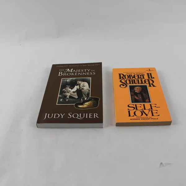 Lot of 2 Paperback Books: Self Love (Schuller) & His Majesty in Brokenness