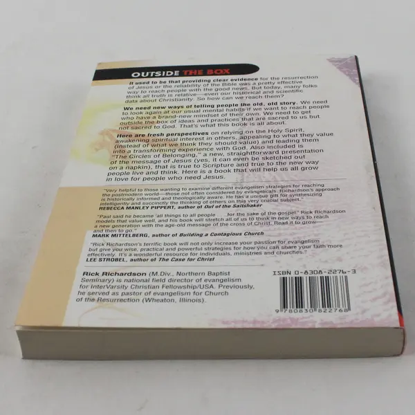 Evangelism Outside the Box: New Ways to Help People Experience the Good News