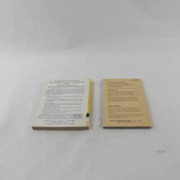 Lot of 2 Books: He Touched Me (Powell) & Master Plan of Evangelism (Coleman)