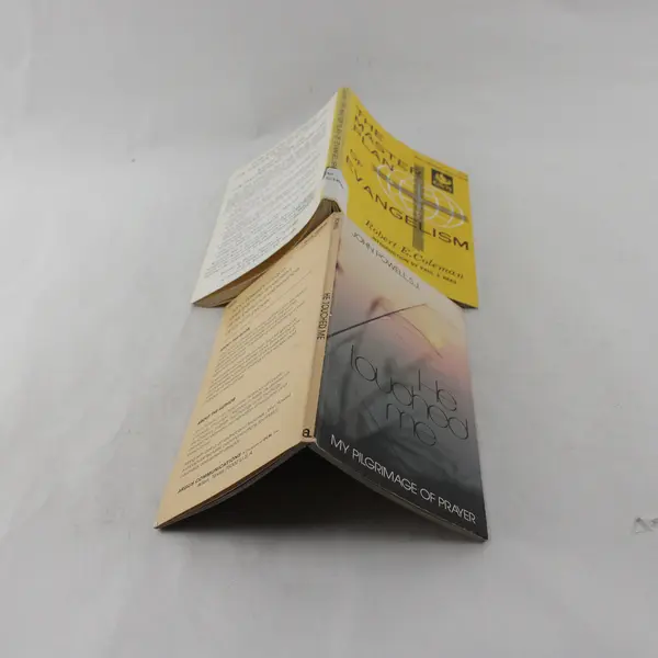 Lot of 2 Books: He Touched Me (Powell) & Master Plan of Evangelism (Coleman)
