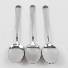 Lot of 3 Cuisinart 18/10 Stainless Tablespoons Made in China, Pattern Unknown