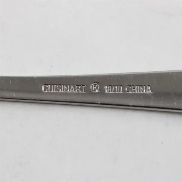 Lot of 4 Cuisinart 18/10 Stainless Tablespoons Made in China, Pattern Unknown