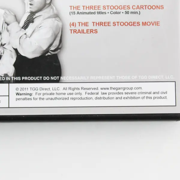 The Three Stooges DVD, Rarely Seen Footage, 2011 #51097