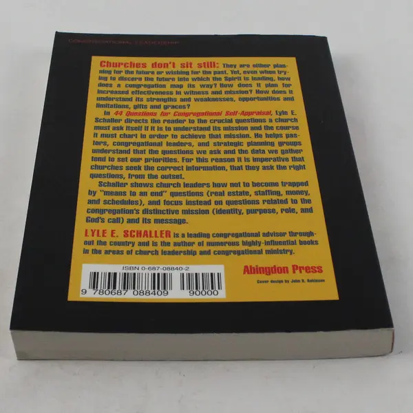 44 Questions for Congregational Self-Appraisal by Lyle E. Schaller - Softcover