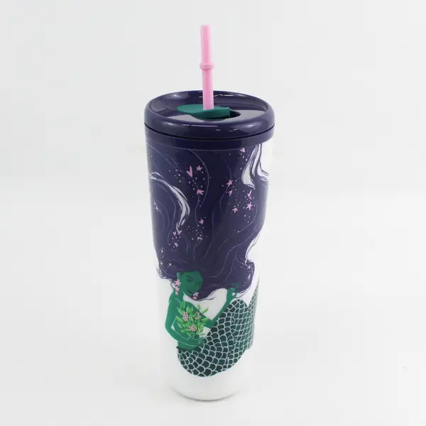 Starbucks 2025 Siren Mermaid Pearlescent Purple 24oz Tumbler
