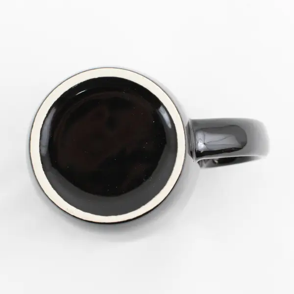 Black Ceramic Yooper Girl Coffee Mug Michigan Upper Peninsula Souvenir