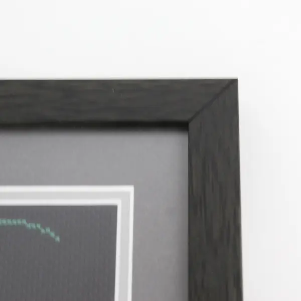 Framed And  Matted Calla Lilies In Vase Finished Needlepoint  17 x 11 Inch
