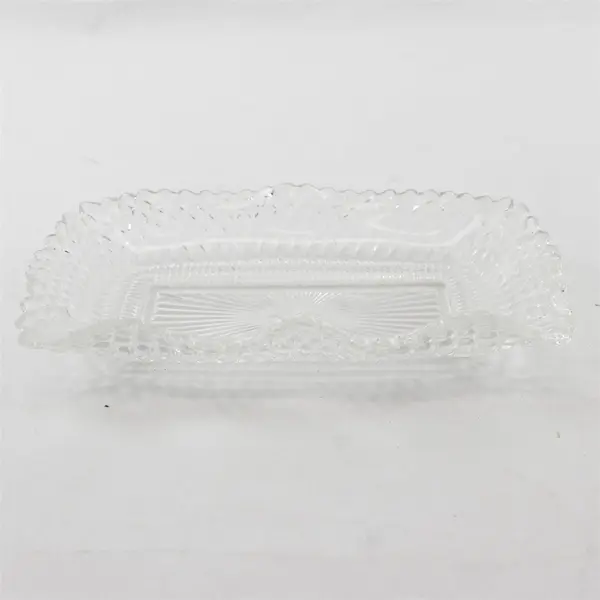 Vintage Federal Glass Rectangular Serving Dish - Traditions Diamond Point