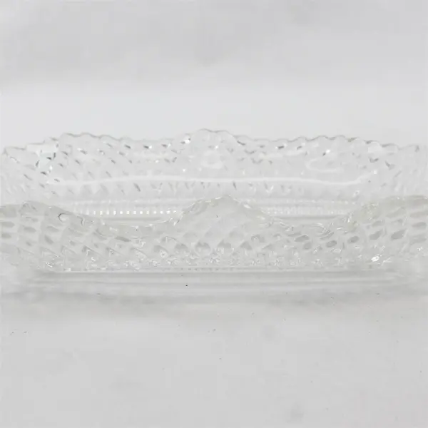 Vintage Federal Glass Rectangular Serving Dish - Traditions Diamond Point