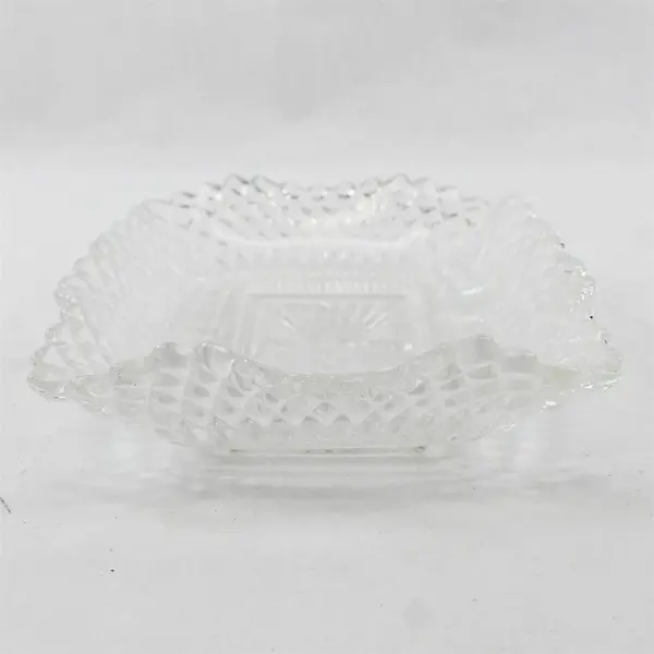 Vintage Federal Glass Rectangular Serving Dish - Traditions Diamond Point