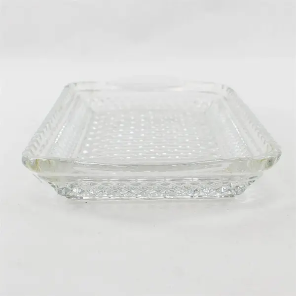 Vintage Anchor Hocking Wexford Clear Glass Rectangular Tray