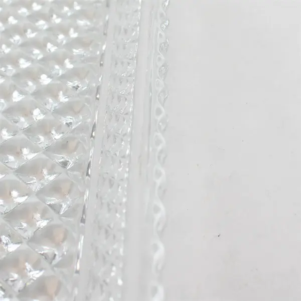 Vintage Anchor Hocking Wexford Clear Glass Rectangular Tray