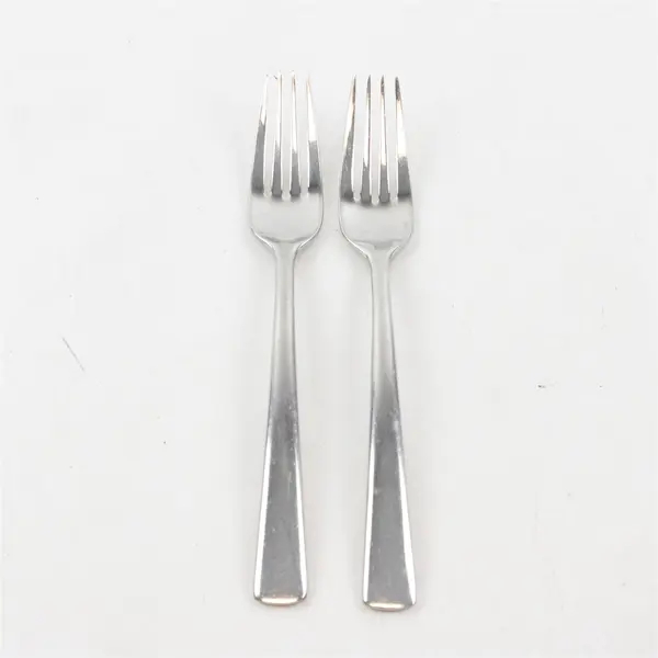 Lot of Two 18/10 Stainless Cambridge Dinner Forks Unknown Pattern