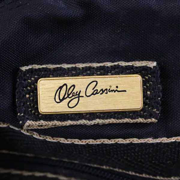 Vintage Airway Industries Black Nylon Oleg Cassini Duffel Bag Carry On Luggage