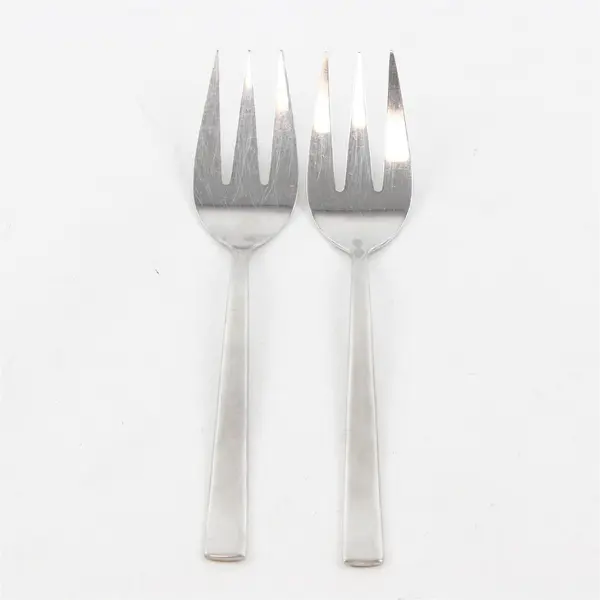 Lot of 2 J A Henckels Hen89 Stainless Serving Forks Made in China