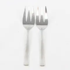 Lot of 2 J A Henckels Hen89 Stainless Serving Forks Made in China