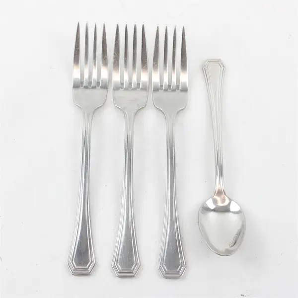 Mixed Lot of 4 18/10 Stainless Lido by Oneida Flatware Pieces Made in the USA 