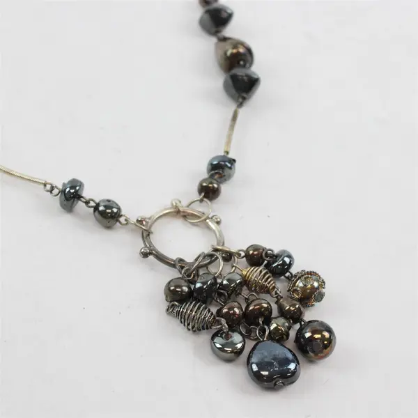 Vintage Mr. Gus Silver-Tone Dangle Earrings and Necklace Set