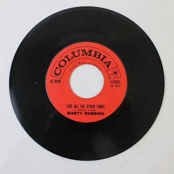 Marty Robbins - Don't Worry - Like All the Other Times 7" Vinyl Record