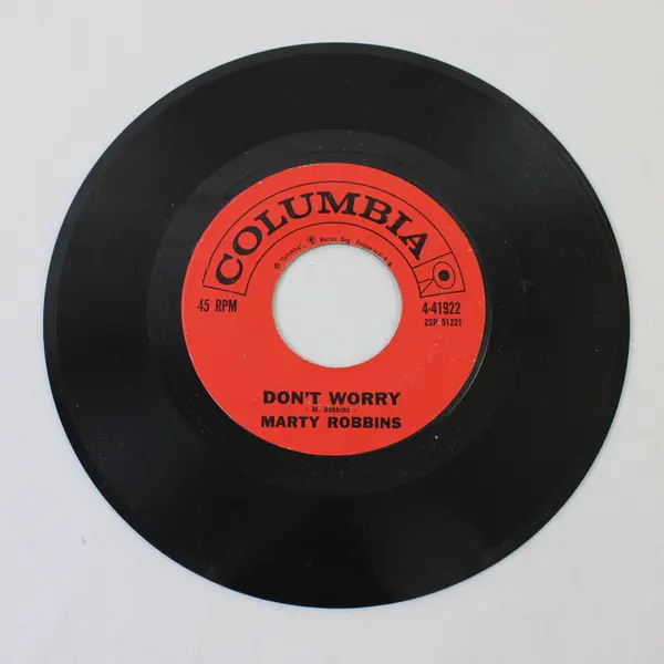 Marty Robbins - Don't Worry - Like All the Other Times 7" Vinyl Record