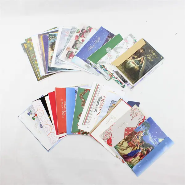 Lot of 28 Christmas Holiday Greeting Cards with Envelopes UNUSED