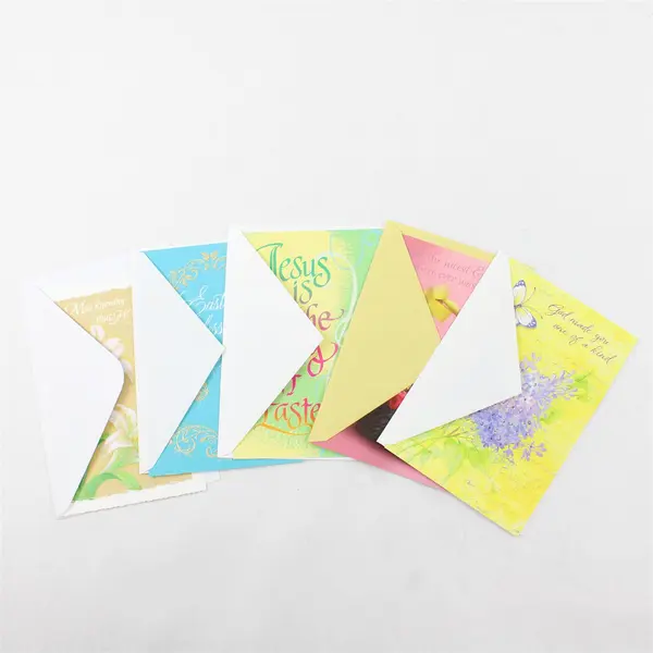 Lot of 5 American Greetings Tender Thoughts Easter Greeting Cards UNUSED