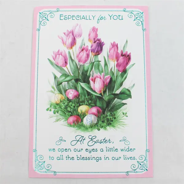 Heartline by Heartline Easter Greeting Card with Envelope UNUSED