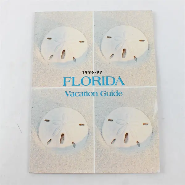 Florida Vacation Guide 1996-97 Vintage Travel Brochure Souvenir USA