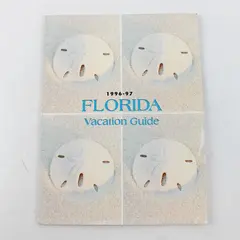 Florida Vacation Guide 1996-97 Vintage Travel Brochure Souvenir USA