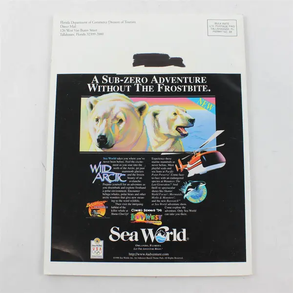 Florida Vacation Guide 1996-97 Vintage Travel Brochure Souvenir USA