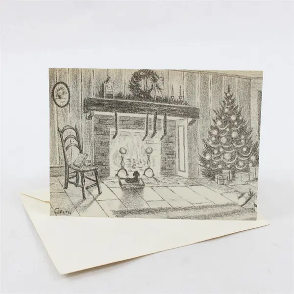 Set of 4 Vintage Ann Adams Christmas Greeting Cards UNUSED
