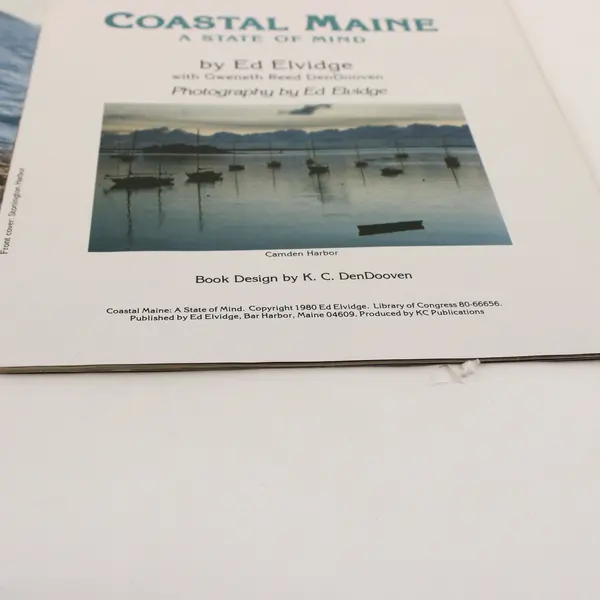 Coastal Maine: A State of Mind by Ed Elvidge - Paperback Photography
