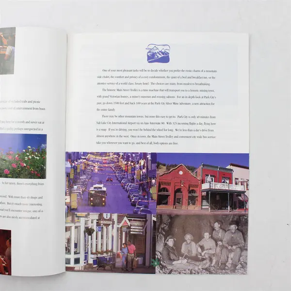 Lot of 2 Travel Guides Park City Utah 1996 + A Pictorial Guide to Yosemite