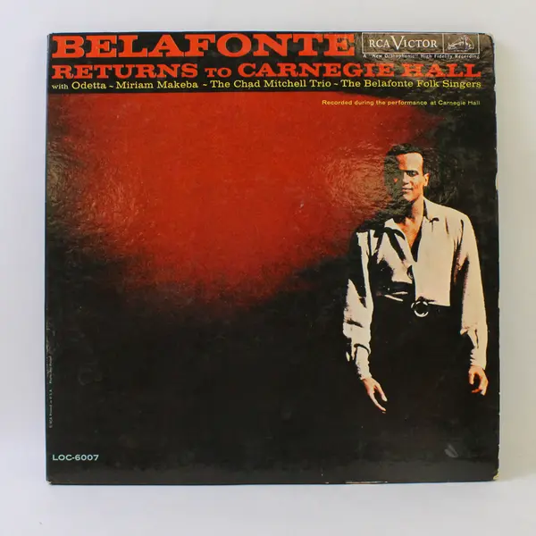 Belafonte Returns to Carnegie Hall Double Album -12" Vinyl Record