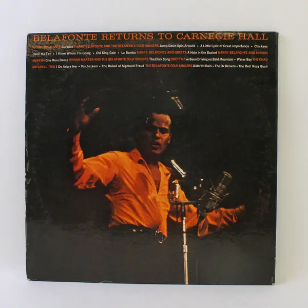 Belafonte Returns to Carnegie Hall Double Album -12" Vinyl Record