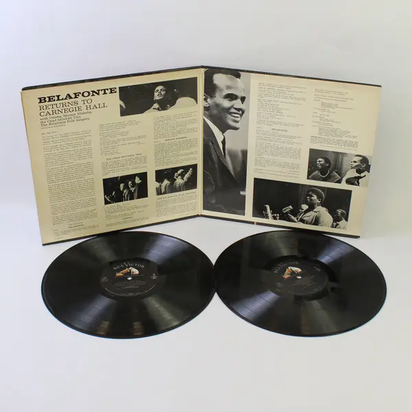 Belafonte Returns to Carnegie Hall Double Album -12" Vinyl Record