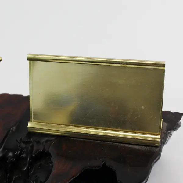  Brass Sailboat on Laminated Burl Wood Sculpture 