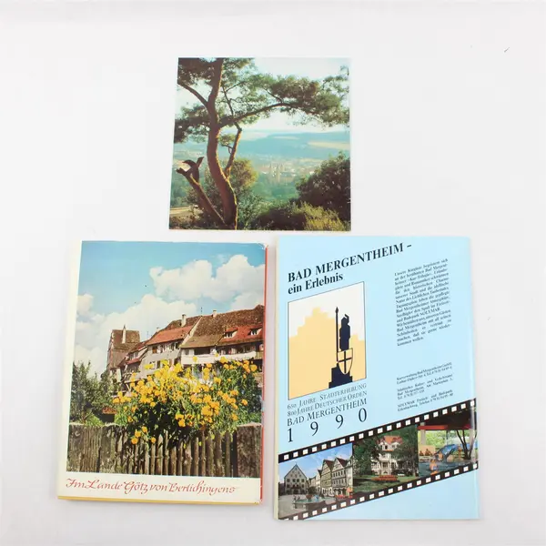 Lot of 3 German Guide Books - Bad Mergentheim & Gotz von Berlichingen