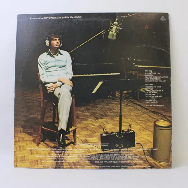 Barry Manilow This One's For You 12" Vinyl Record 