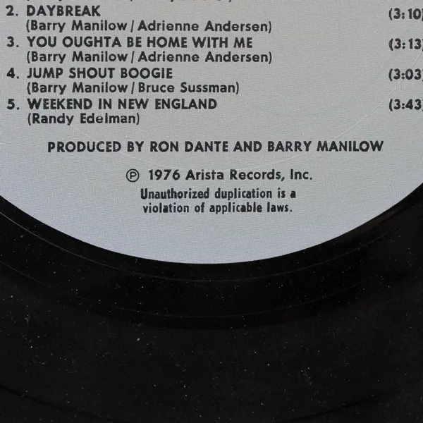 Barry Manilow This One's For You 12" Vinyl Record 