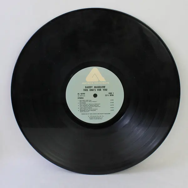 Barry Manilow This One's For You 12" Vinyl Record 