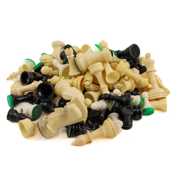 1+ Lb Mixed Lot Plastic Chess Pieces DIY Craft Projects