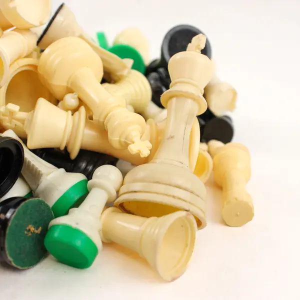 1+ Lb Mixed Lot Plastic Chess Pieces DIY Craft Projects