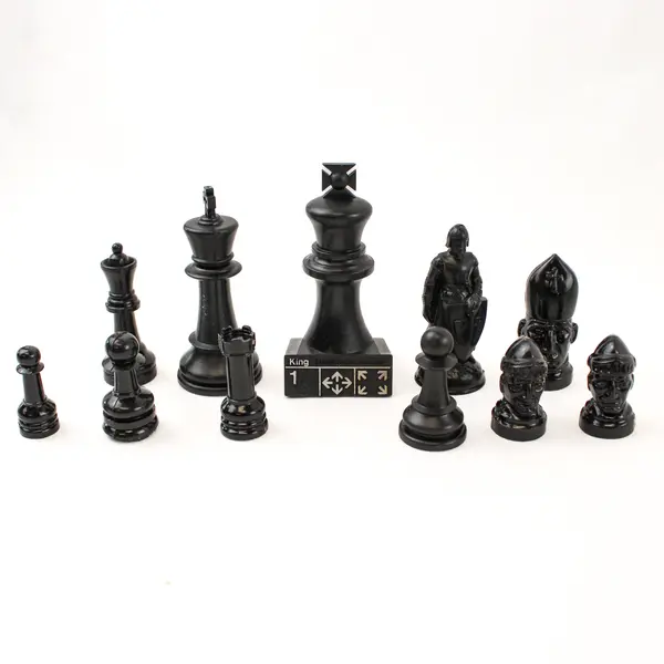 1+ Lb Mixed Lot Plastic Chess Pieces DIY Craft Project Supplies