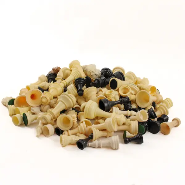 1+ Lb Mixed Lot Plastic Chess Pieces Craft Project Supplies